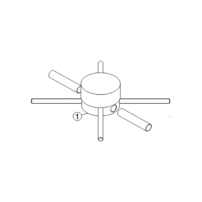 Immagine di Flaminia ONE erogatore vasca free-standing con miscelatore e doccetta, finitura cromo 112580