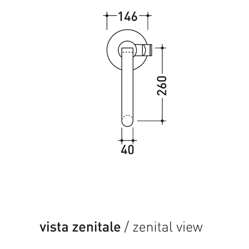 Immagine di Flaminia ONE miscelatore lavabo free-standing, finitura cromo 113052/F
