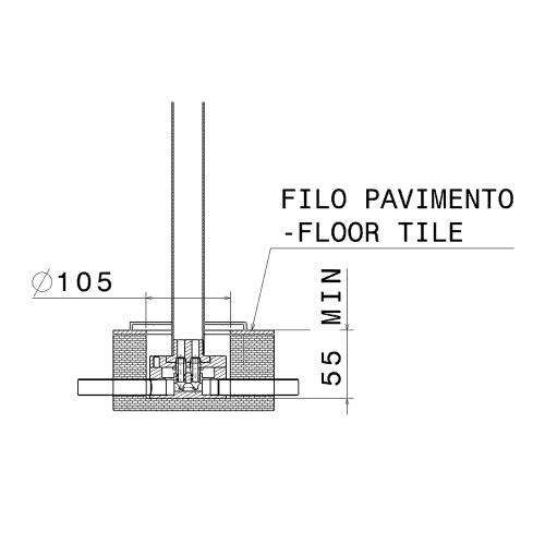 Immagine di Flaminia ONE miscelatore lavabo free-standing, finitura cromo 113052/F