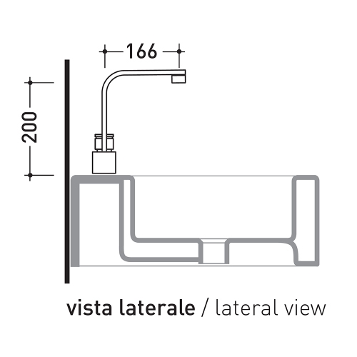 Immagine di Flaminia ONE miscelatore monocomando lavabo, finitura cromo 113055/F