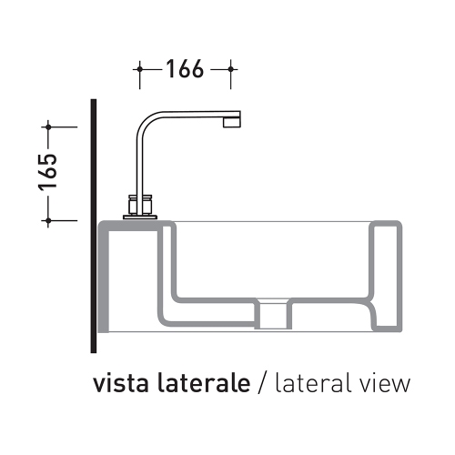 Immagine di Flaminia ONE batteria lavabo a tre fori, finitura cromo 113056/F