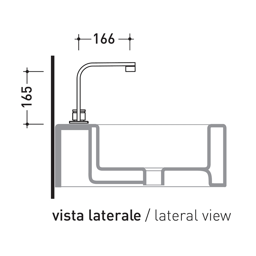 Immagine di Flaminia ONE batteria lavabo a tre fori, finitura cromo 113056/F