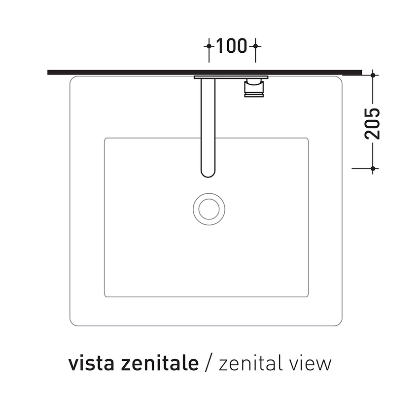Immagine di Flaminia ONE miscelatore monocomando ad incasso con placca, finitura cromo 113058