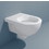 Immagine di Flaminia QUICK set sanitari sospesi, vaso e coprivaso avvolgente con discesa rallentata, bidet monoforo con troppopieno, colore bianco finitura lucido QK118+QK218+QKCW07