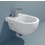 Immagine di Flaminia QUICK set sanitari sospesi, vaso e coprivaso avvolgente con discesa rallentata, bidet monoforo con troppopieno, colore bianco finitura lucido QK118+QK218+QKCW07