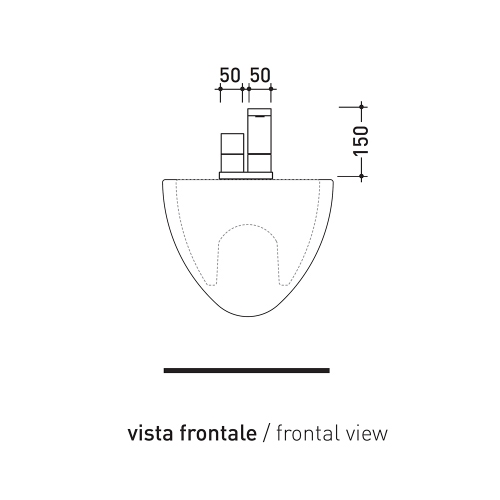 Immagine di Flaminia SI miscelatore monocomando bidet, completo di piletta, finitura cromo SI2023