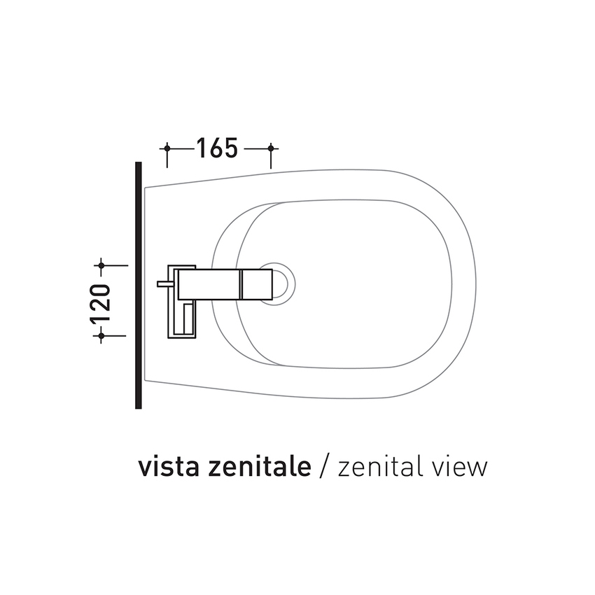Immagine di Flaminia SI miscelatore monocomando bidet, completo di piletta, finitura cromo SI2023