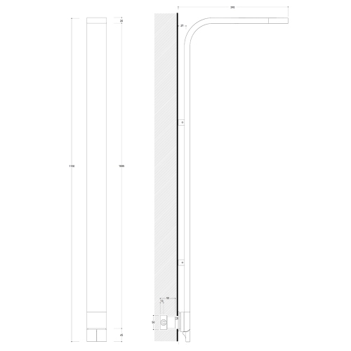 Immagine di Flaminia SI doppiocomando per doccia ad incasso con soffione integrato, finitura cromo SI2072