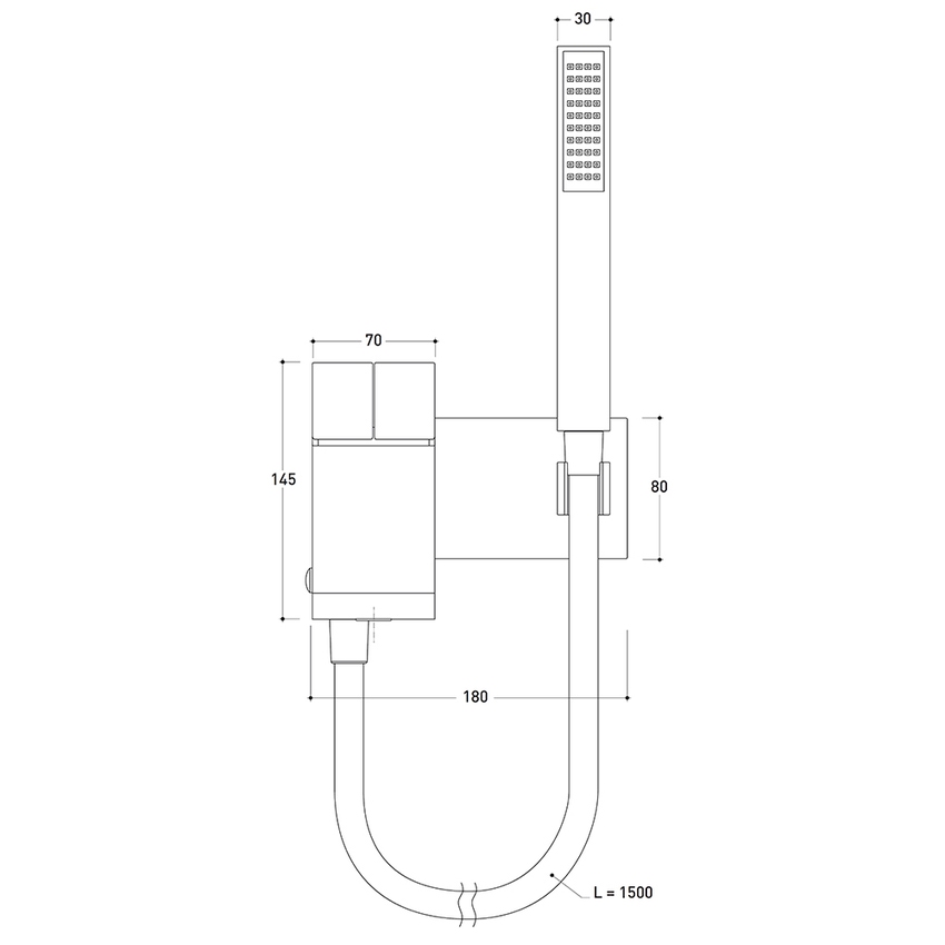 Immagine di Flaminia SI doppiocomando vasca incasso con deviatore, finitura cromo SI2081