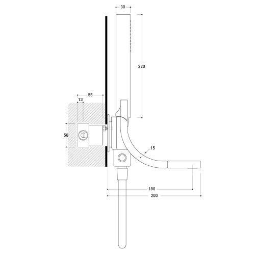 Immagine di Flaminia SI doppiocomando vasca incasso con deviatore, finitura cromo SI2081
