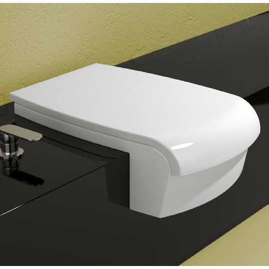 Immagine di Flaminia UNA copribidet avvolgente in termoindurente, colore bianco finitura lucido UNACB04