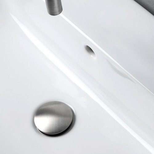 Immagine di Flaminia X1 piletta Stop&Go, finitura acciaio spazzolato PLX