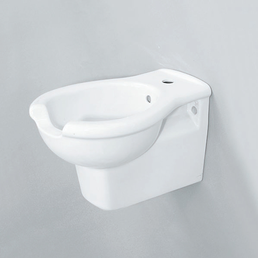 Immagine di Flaminia DISABILI bidet ergonomico sospeso, monoforo, con troppopieno, colore bianco finitura lucido G1049