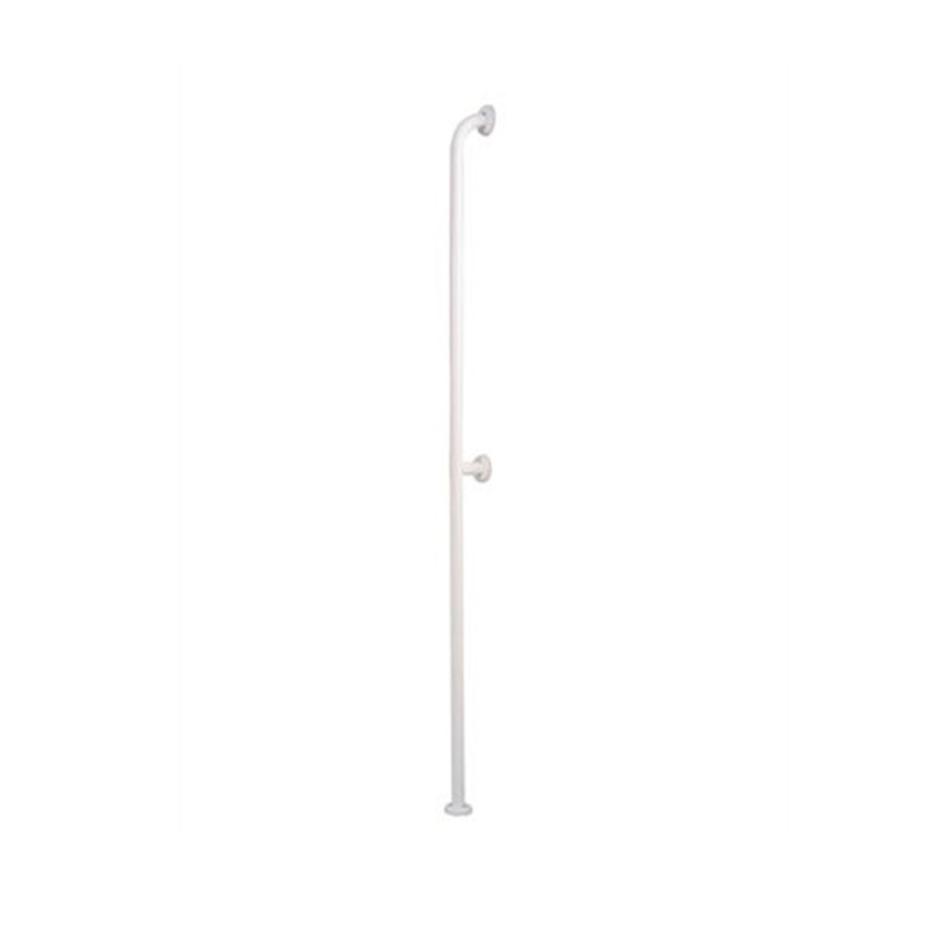 Immagine di Flaminia DISABILI corrimano di sostegno verticale H 180 cm, colore bianco finitura lucido D8
