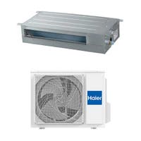 Immagine di Haier CANALIZZATO SLIM Bassa pressione Climatizzatore canalizzabile monosplit inverter Wi-Fi | unità esterna 7.1 kW unità interna 24000 BTU 1U71S2ST1FA+AD71S2SS1FA(H)