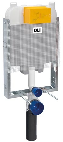 Immagine di Flaminia Oli74 plus simflex meccanica cassetta di scarico doppio flusso 6/3 lt per pareti in muratura per installazione vasi a terra 601901