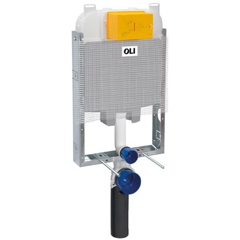 Immagine di Flaminia Oli74 plus simflex meccanica cassetta di scarico doppio flusso 6/3 lt per pareti in muratura per installazione vasi a terra 601901
