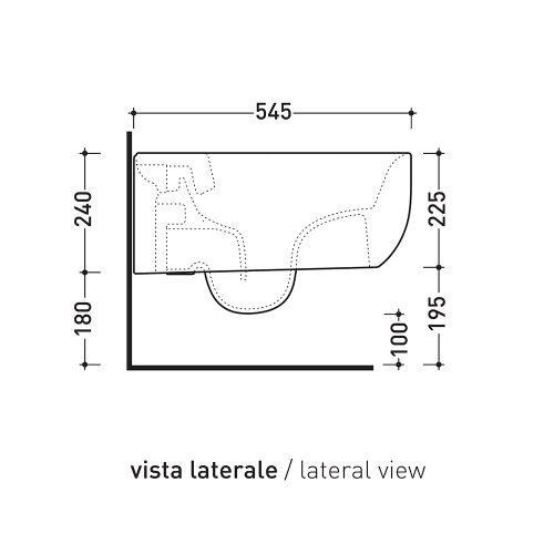 Immagine di Flaminia FLUO set sanitari sospesi, vaso con sistema goclean® e coprivaso slim con discesa rallentata, bidet monoforo con troppopieno, colore carbone finitura opaco FU118GCAR+FU218CAR+FUCW05CAR