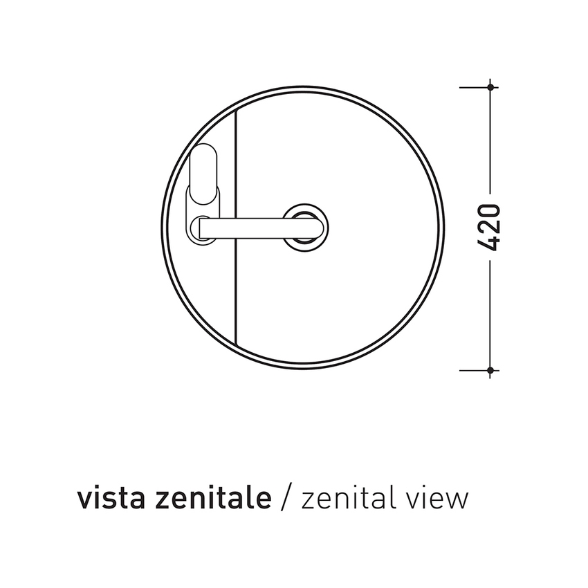 Immagine di Flaminia MONOTWIN SLIM lavabo a colonna a centro stanza, monoforo, con piano per rubinetteria, colore bianco finitura lucido MTR42C