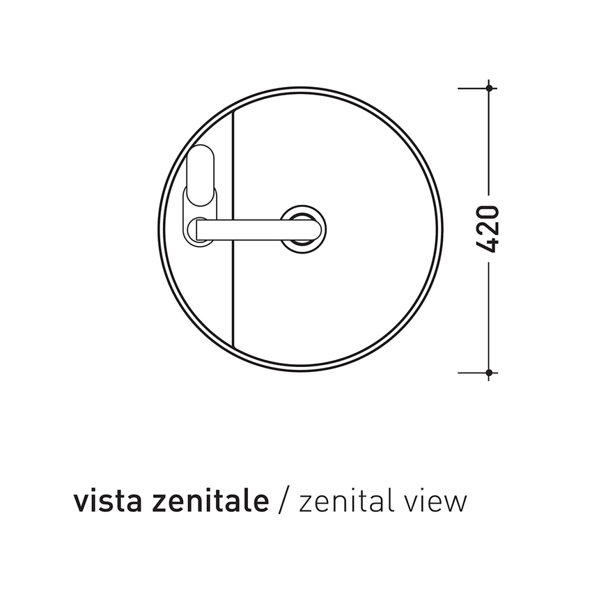 Immagine di Flaminia MONOTWIN SLIM lavabo a colonna a parete, con piano rubinetteria, monoforo, colore bianco finitura lucido MTR42P