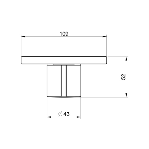 Immagine di Gessi WELLNESS miscelatore termostatico alta portata a parete, 3 uscite indipendenti, installazione verticale/orizzontale, senza corpo incasso, finitura cromo 43066#031