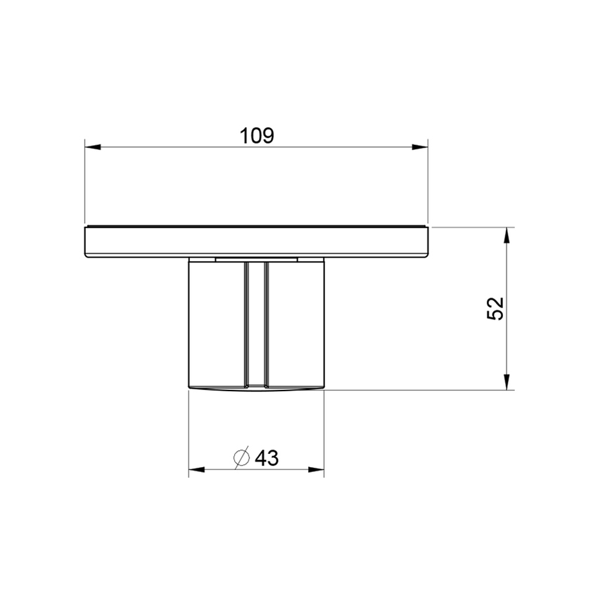 Immagine di Gessi WELLNESS miscelatore termostatico alta portata a parete, 3 uscite indipendenti, installazione verticale/orizzontale, senza corpo incasso, finitura cromo 43066#031