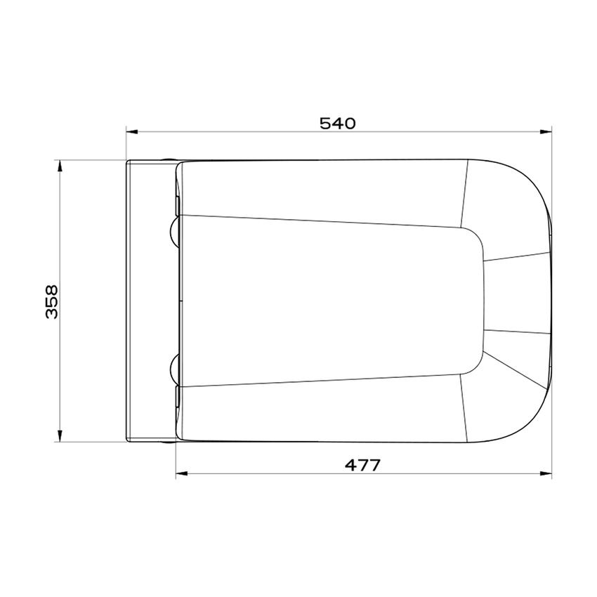 Immagine di Gessi TOTAL LOOK vaso sospeso, sedile con chiusura rallentata e coprifori laterali cromo, colore bianco finitura lucido 39113#518