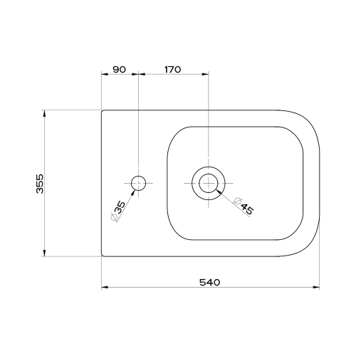 Immagine di Gessi TOTAL LOOK bidet in ceramica sospeso, con troppopieno, monoforo, colore bianco finitura lucido 39115#518