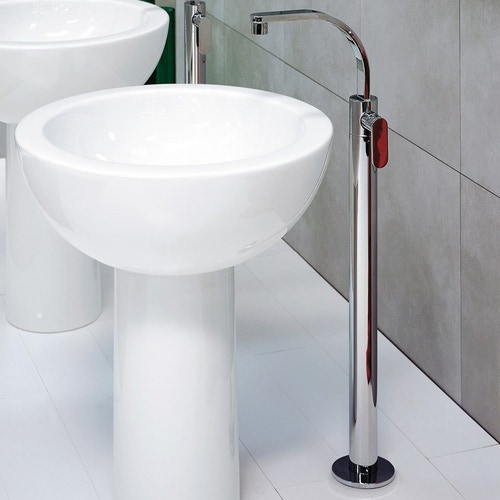 Immagine di Flaminia ONE miscelatore lavabo free-standing, finitura cromo 113052/F