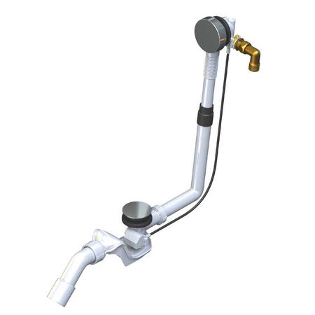 Immagine di Kaldewei COMFORT LEVEL PLUS colonna di scarico allungata con erogazione, finitura cromo 687772380999