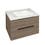 Immagine di Flaminia BOX base portaconsolle sospesa 2 cassetti, L.70 P.50 H.50 cm, per consolle Bloom 70, finitura OJ Bianco BBX809OJB