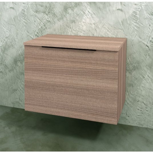 Immagine di Flaminia BOX base sospesa, 1 cassetto, L.70 P.37 H.50 cm, con top, finitura oj canapa BX422+BXPR38OJC