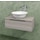 Flaminia BOX base portalavabo sospesa, 1 cassetto, L.70 P.37 H.25 cm, con top e foro per lavabo da appoggio, finitura oj grigio BX990+BXPR38OJG