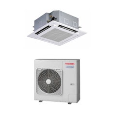 Immagine di Toshiba CASSETTA STANDARD 90X90 R32 Climatizzatore a cassetta monosplit inverter | unità esterna SUPER DIGITAL INVERTER 7.1 kW unità interna 24000 BTU RAV-GP801ATW-E+RAV-HM801UTP-E