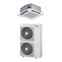 Immagine di Toshiba CASSETTA STANDARD 90X90 Climatizzatore a cassetta monosplit inverter | unità esterna SUPER DIGITAL INVERTER 10 kW unità interna 35000 BTU RAV-GP1101AT-E+RAV-HM1101UTP-E