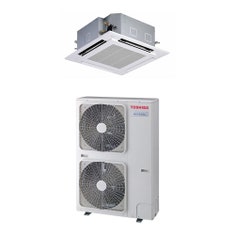 Immagine di Toshiba CASSETTA STANDARD 90X90 Climatizzatore a cassetta monosplit inverter | unità esterna SUPER DIGITAL INVERTER 14 kW trifase unità interna 48000 BTU RAV-GP1601AT8-E+RAV-HM1601UTP-E