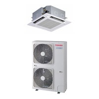 Immagine di Toshiba CASSETTA STANDARD 90X90 Climatizzatore a cassetta monosplit inverter | unità esterna SUPER DIGITAL INVERTER 12.5 kW trifase unità interna 43000 BTU RAV-GP1401AT8-E+RAV-HM1401UTP-E