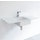 Flaminia FLY piano in cristallo extra light verniciato L.80 cm, per lavabo Miniwash 40 sottopiano (art. MW40SP), colore bianco finitura lucido FY40PCB