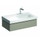 Pozzi Ginori Tower mobile sospeso 90 sinistro con cassettone, finitura grigio opaco 84776079