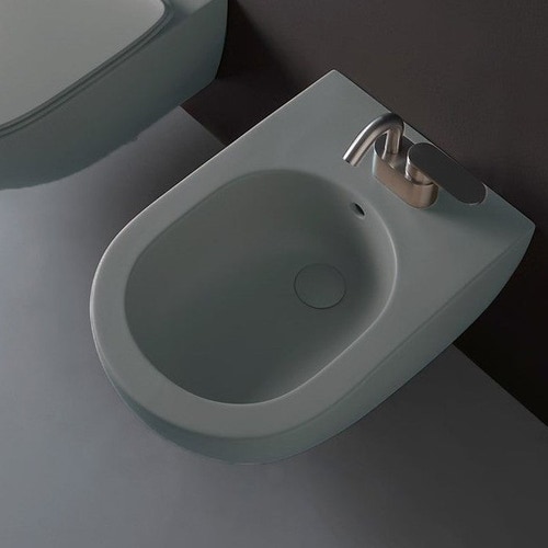 Immagine di Flaminia MINIAPP bidet sospeso monoforo, colore grigio lava finitura opaco AP219GLA