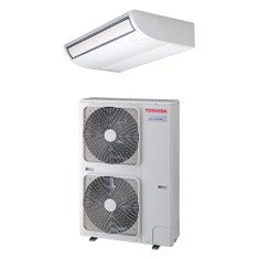Immagine di Toshiba SOFFITTO Climatizzatore a soffitto monosplit inverter | unità esterna SUPER DIGITAL INVERTER 14 kW trifase unità interna 48000 BTU RAV-GP1601AT8-E+RAV-HM1601CTP-E