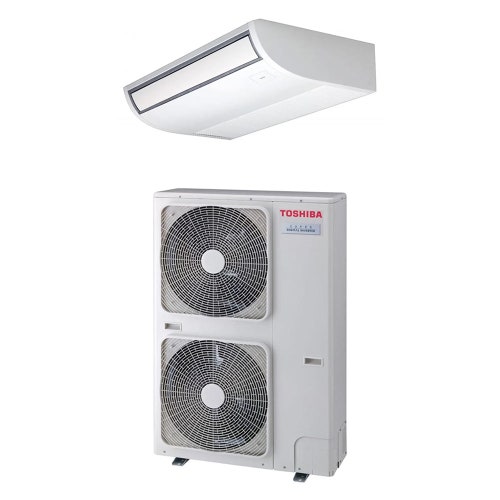 Immagine di Toshiba SOFFITTO Climatizzatore a soffitto monosplit inverter | unità esterna SUPER DIGITAL INVERTER 10 kW trifase unità interna 35000 BTU RAV-GP1101AT8-E+RAV-HM1101CTP-E