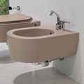 Immagine di Flaminia LINK bidet sospeso monoforo, con troppopieno, colore argilla finitura opaco 5051/BARG