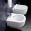 Immagine di Flaminia MINI LINK set sanitari sospesi, vaso con sistema goclean® e coprivaso slim con discesa rallentata, bidet monoforo con troppopieno, colore bianco finitura lucido 5064G+5065+LKCW09