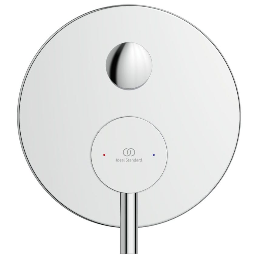 Immagine di Ideal Standard CERALINE miscelatore doccia, ad incasso, con deviatore e corpo incasso incluso, finitura cromo A6939AA