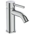 Immagine di Ideal Standard CERALINE miscelatore lavabo P.15 cm, senza asta di comando e scarico piletta, finitura cromo BC268AA