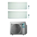 Immagine di Daikin STYLISH R32 Climatizzatore a parete dual split inverter Wi-Fi bianco | unità esterna 6.5 kW unità interne 9000+15000 BTU 2MXM68N+FTXA[25|42]AW