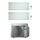 Daikin STYLISH R32 Climatizzatore a parete dual split inverter Wi-Fi bianco | unità esterna 6.5 kW unità interne 5000+7000 BTU 2MXM68N+CTXA[15]AW+FTXA[20]AW