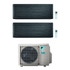 Immagine di Daikin STYLISH R32 Climatizzatore a parete dual split inverter Wi-Fi blackwood | unità esterna 5 kW unità interne 9000+18000 BTU 2MXM50N+FTXA[25|50]BT