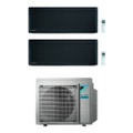 Immagine di Daikin STYLISH R32 Climatizzatore a parete dual split inverter Wi-Fi nero | unità esterna 6.5 kW unità interne 7000+18000 BTU 2MXM68N+FTXA[20|50]BB